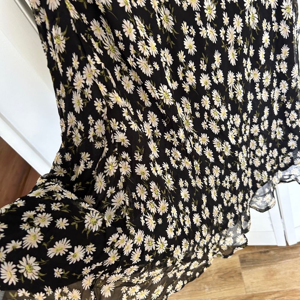 NWT Mango FLORAL-PRINT STRAIGHT-FIT MIDI-DRESS - Picture 4 of 8
